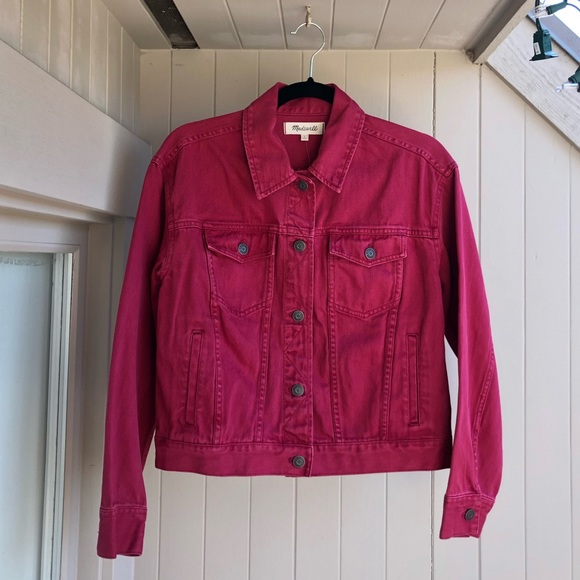 Madewell Jackets & Blazers - Boxy-Crop Jean Jacket Garment-Dyed Edition